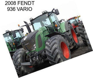 2008 FENDT 936 VARIO