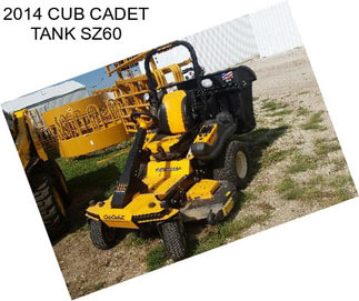 2014 CUB CADET TANK SZ60