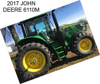 2017 JOHN DEERE 6110M