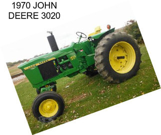 1970 JOHN DEERE 3020