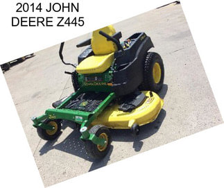 2014 JOHN DEERE Z445