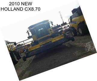 2010 NEW HOLLAND CX8.70