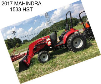 2017 MAHINDRA 1533 HST