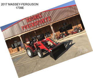 2017 MASSEY-FERGUSON 1739E