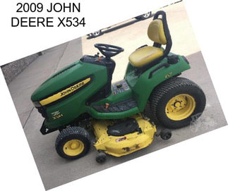 2009 JOHN DEERE X534