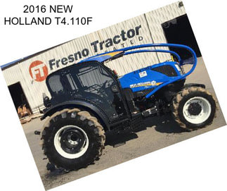 2016 NEW HOLLAND T4.110F