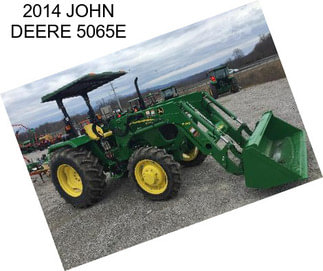 2014 JOHN DEERE 5065E