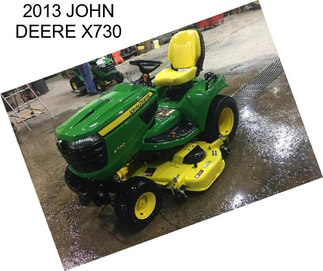 2013 JOHN DEERE X730