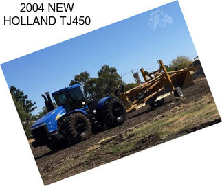 2004 NEW HOLLAND TJ450