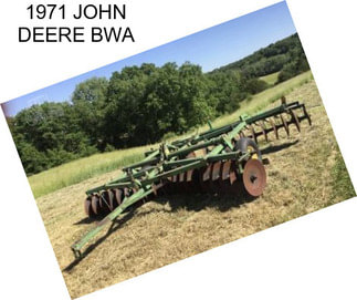 1971 JOHN DEERE BWA