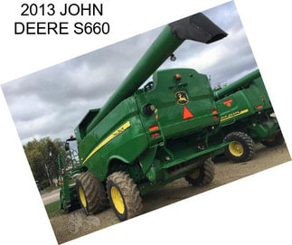 2013 JOHN DEERE S660