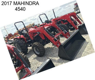 2017 MAHINDRA 4540