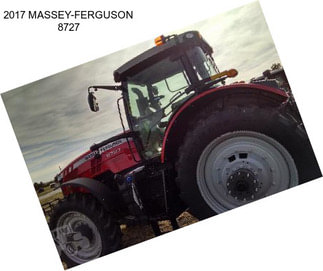 2017 MASSEY-FERGUSON 8727