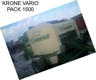 KRONE VARIO PACK 1500