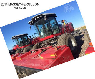 2014 MASSEY-FERGUSON WR9770