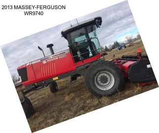 2013 MASSEY-FERGUSON WR9740