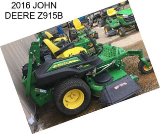 2016 JOHN DEERE Z915B