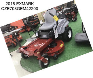 2018 EXMARK QZE708GEM42200