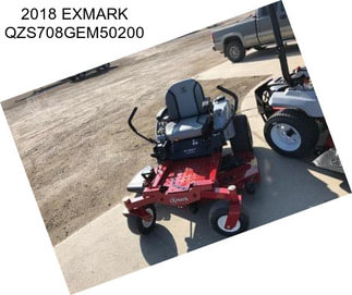 2018 EXMARK QZS708GEM50200