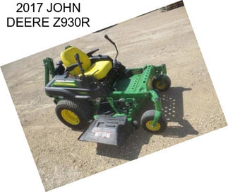 2017 JOHN DEERE Z930R
