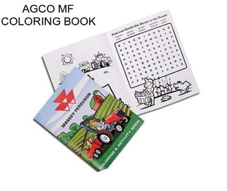 AGCO MF COLORING BOOK