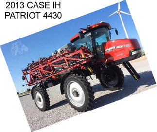 2013 CASE IH PATRIOT 4430