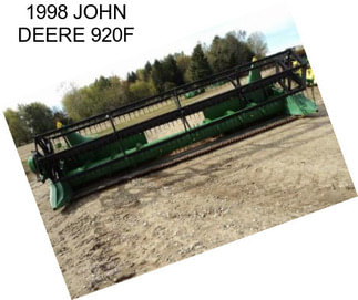 1998 JOHN DEERE 920F