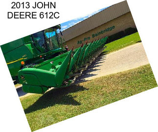 2013 JOHN DEERE 612C