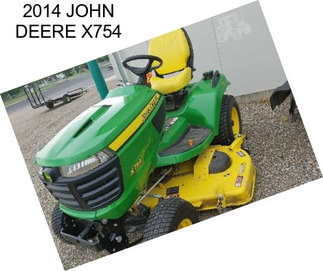 2014 JOHN DEERE X754