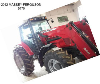 2012 MASSEY-FERGUSON 5470