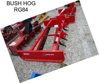 BUSH HOG RG84