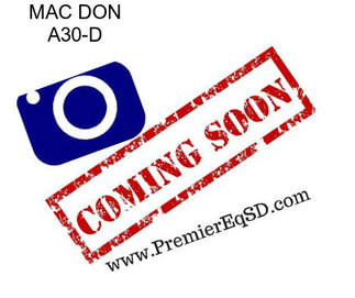 MAC DON A30-D