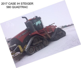 2017 CASE IH STEIGER 580 QUADTRAC