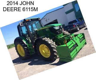 2014 JOHN DEERE 6115M