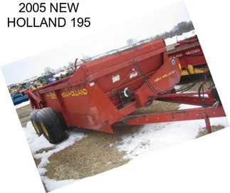 2005 NEW HOLLAND 195