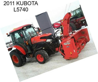 2011 KUBOTA L5740