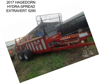 2017 HAGEDORN HYDRA-SPREAD EXTRAVERT 5290