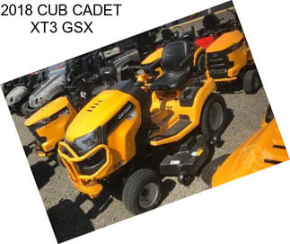 2018 CUB CADET XT3 GSX