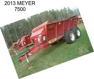 2013 MEYER 7500