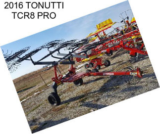 2016 TONUTTI TCR8 PRO