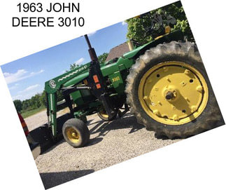 1963 JOHN DEERE 3010