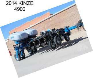 2014 KINZE 4900