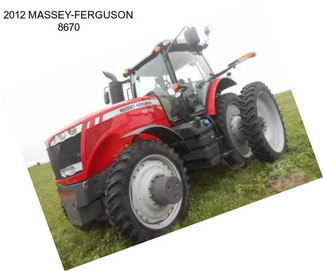 2012 MASSEY-FERGUSON 8670