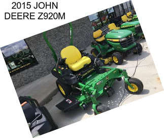 2015 JOHN DEERE Z920M