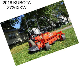 2018 KUBOTA Z726XKW