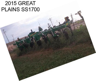 2015 GREAT PLAINS SS1700
