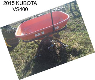 2015 KUBOTA VS400