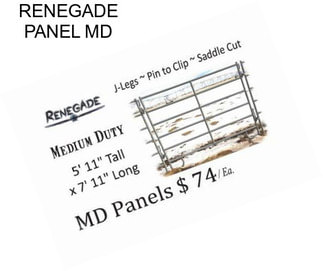 RENEGADE PANEL MD