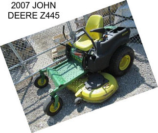 2007 JOHN DEERE Z445