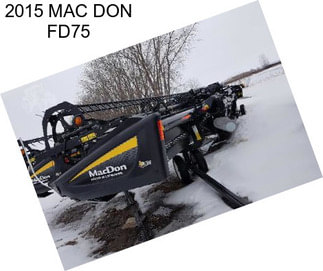 2015 MAC DON FD75